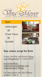 Mobile Screenshot of pflege-vera-meyer.de